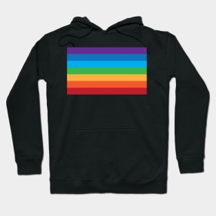 Pretty Simple Rainbow Pattern Hoodie